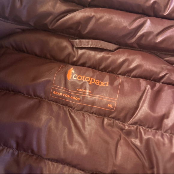 NWT Cotipaxi Fuego Down Puffy Vest in Chestnut and Spice Men’s Large - Picture 7 of 8